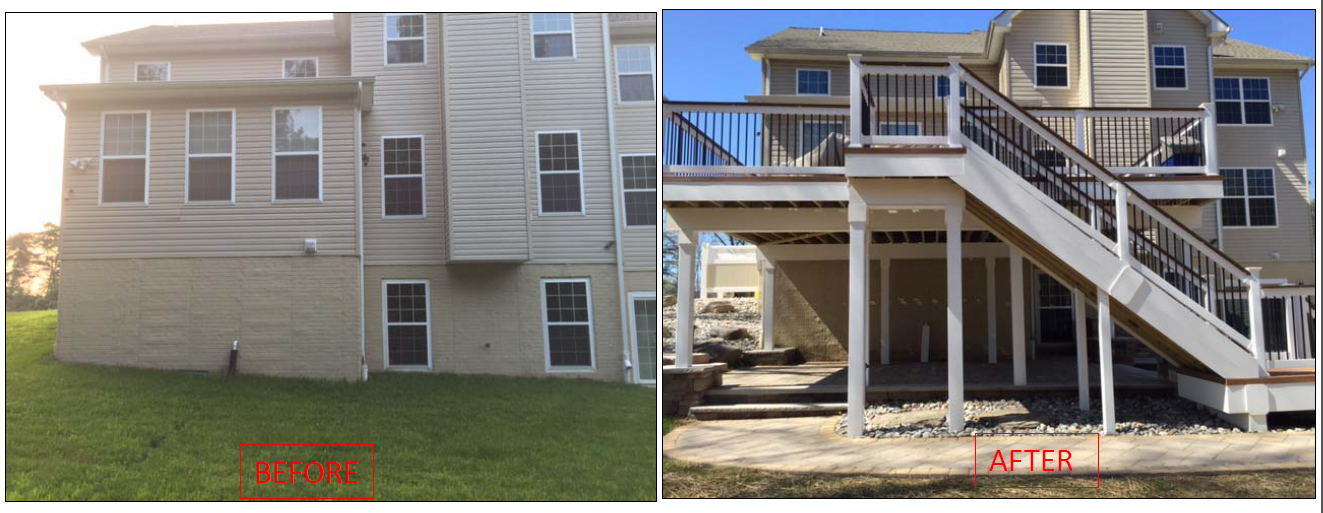 Emilio - house back view - before and after copy